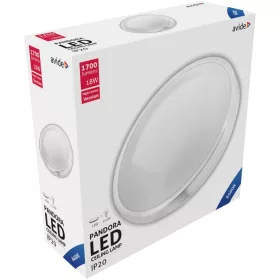   Avide LED Mennyezeti Lámpa Pandora (ALU) 18W 330*100mm CW 6400K