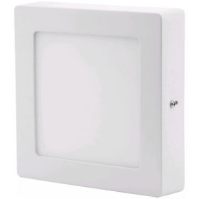   Avide Led Falra Szerelhető Négyzetes Mennyezeti Lámpa Alu 6W Cw 6400K