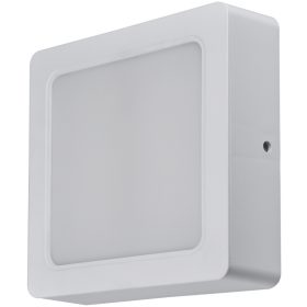   Avide LED Falra Szerelhető Négyzetes Mennyezeti Lámpa Műanyag 9W CW 6400K