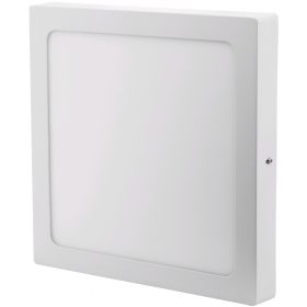   Avide Led Falra Szerelhető Négyzetes Mennyezeti Lámpa Alu 24W Nw 4000K