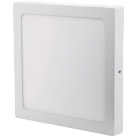   Avide Led Falra Szerelhető Négyzetes Mennyezeti Lámpa Alu 24W Ww 3000K