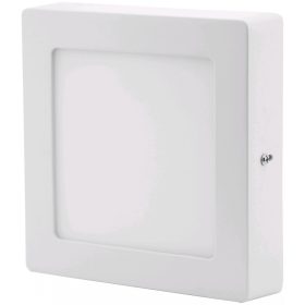   Avide Led Falra Szerelhető Négyzetes Mennyezeti Lámpa Alu 6W Ww 3000K