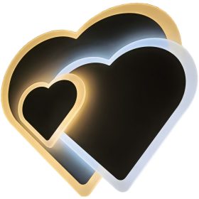   Avide Design Mennyezeti Lámpa Coeur 74W(37+37)  RF Távirányítóval