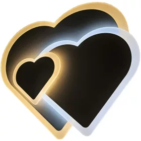   Avide Design Mennyezeti Lámpa Coeur 74W(37+37)  RF Távirányítóval