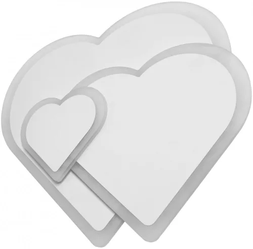 Avide Design Mennyezeti Lámpa Coeur 74W(37+37)  RF Távirányítóval