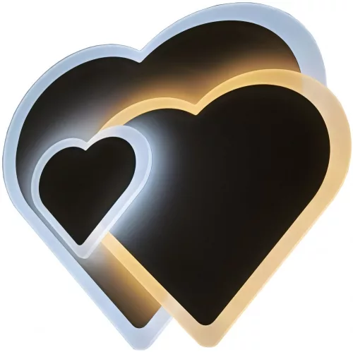 Avide Design Mennyezeti Lámpa Coeur 74W(37+37)  RF Távirányítóval