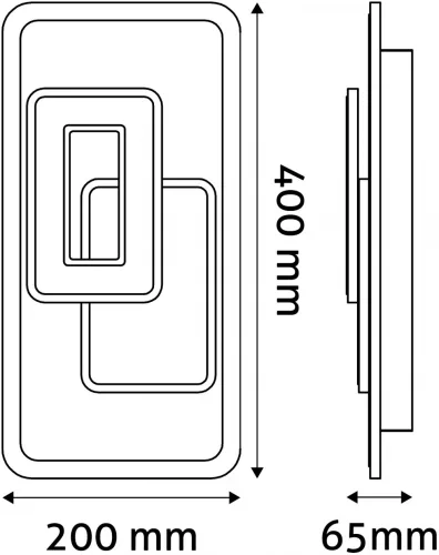 Avide Design Mennyezeti Lámpa Brayden RF Távirányítóval