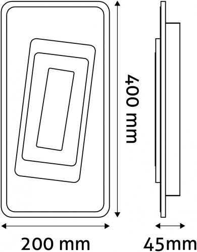 Avide Design Mennyezeti Lámpa Graham RF Távirányítóval
