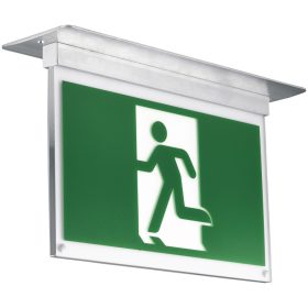 Avide Exit Fény ALU beépíthető vízszintes jelekkel IP20