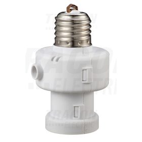   Tracon Alkonykapcsolós foglalat beépített kikapcsolás-időzítővel 230V, 50 Hz, E27, 1/2/4/8/12 h, 5-15lux, IP20