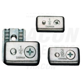   Tracon Sodronyszorító bilincs, acélmax, acél d=3mm (1/8coll), M3