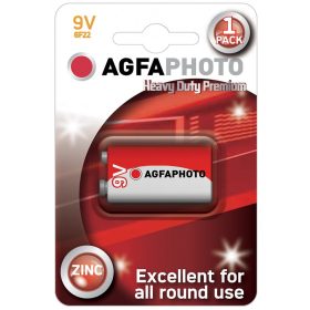 AgfaPhoto Heavy Duty Féltartós 9V Elem B1