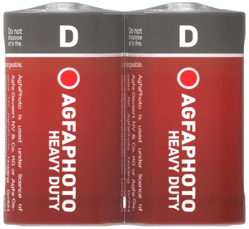 AgfaPhoto Heavy Duty Féltartós Góliát Elem D SHRINK S2