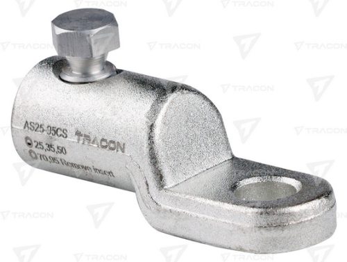 Szakadófejes csavaros alumínium szemes csősaru