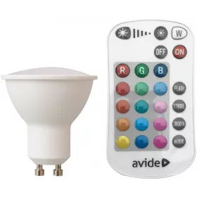 Avide Smart LED GU10 4.2W RGB+W 2700K IR Távirányítóval