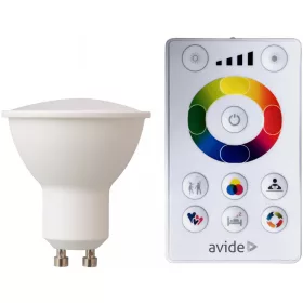 Avide Smart Led Gu10 4.5W Rgb+W 2700K Ir Távirányítóval