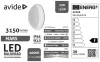 Avide Cseppálló Mennyezeti Lámpa Mars Kerek IP65 30W NW 4000K Fehér + Inverter IK10
