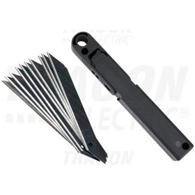   Tracon SK4 penge pengés késhez, 0.6 mm vastag, keskeny, 10 db 0.6 × 9 × 82 mm