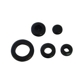 Tracon Kábelbevezető, nyitott, gumi B=11mm, C=7,8mm