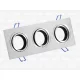 CORNER 3 billenthető halogén lámpatest 3xMr-16 aluminium