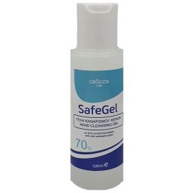   Crocos SafeGel Kézfertőtlenítő Gél 100ml 70% alkoholtartalommal