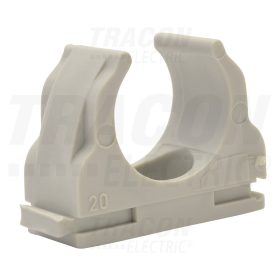 Tracon Csőrögzítő, sorolható klipsz  D=20mm, PP