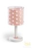 DALBER TABLE LAMP DOTS CORAL 41001S