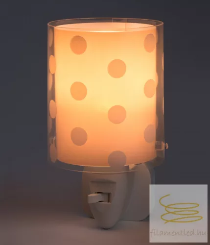 DALBER NIGHTLIGHT DOTS CORAL 41005S