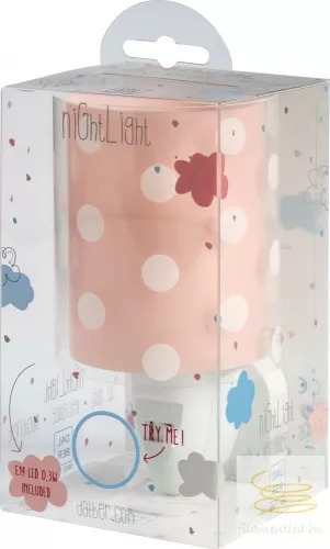 DALBER NIGHTLIGHT DOTS CORAL 41005S