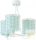 DALBER 3 LIGHT HANGING LAMP DOTS TURQUOISE 41007H