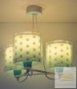 DALBER 3 LIGHT HANGING LAMP DOTS TURQUOISE 41007H