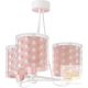 DALBER 3 LIGHT HANGING LAMP DOTS CORAL 41007S