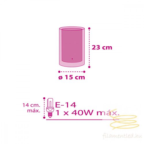 DALBER TABLE LAMP CUORE 41181