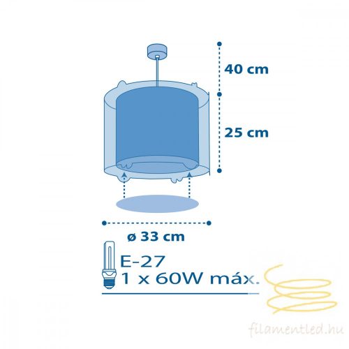 DALBER HANGING LAMP PLANETS 41342