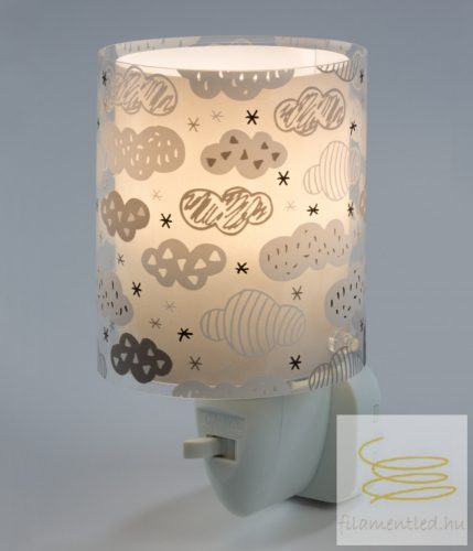 DALBER NIGHTLIGHT LED CLOUDS GREY 41415E