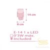 DALBER NIGHTLIGHT PINK MOON 61235S