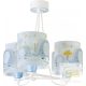 DALBER 3 LIGHT HANGING LAMP LITTLE ELEPHANT BLUE 61337T