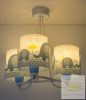 DALBER 3 LIGHT HANGING LAMP LITTLE ELEPHANT BLUE 61337T