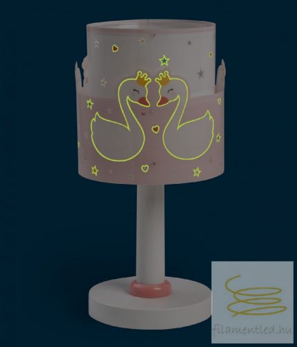 DALBER TABLE LAMP SWEET LOVE PINK 61711S