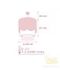 DALBER HANGING LAMP SWEET LOVE PINK 61712S