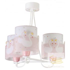DALBER 3 LIGHT HANGING LAMP SWEET LOVE PINK 61717S
