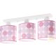 DALBER 3 LIGHT CEILING LAMP COLORS PINK 62003S