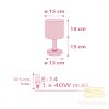 DALBER TABLE LAMP SWEET DREAMS PINK 62011S