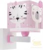 DALBER WALL LAMP BABY JUNGLE PINK 63119S