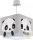 DALBER HANGING LAMP PANDA BLUE 63162T