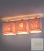DALBER 3 LIGHT CEILING LAMP MOONLIGHT PINK 63233NS