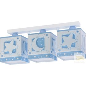 DALBER 3 LIGHT CEILING LAMP MOONLIGHT BLUE 63233NT