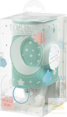 DALBER NIGHTLIGHT LED MOONLIGHT GREEN 63235LH