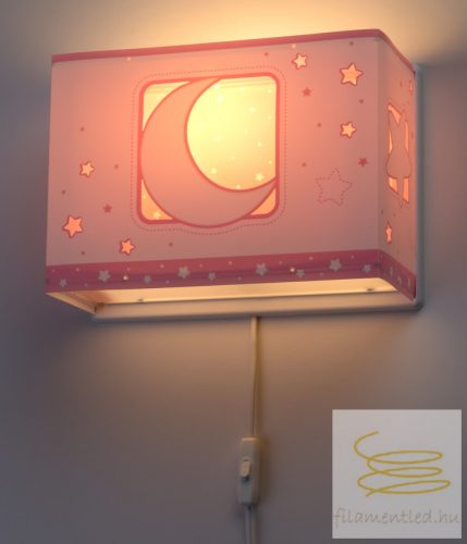 DALBER WALL LAMP MOON LIGHT PINK 63238S