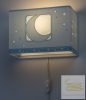 DALBER WALL LAMP MOON LIGHT BLUE 63238T